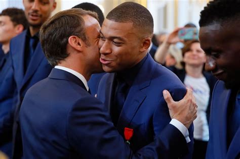 mbappe and macron.